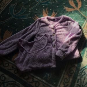 Plush lavender sweater